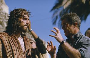 Gibson Directs Caviezel as Jesus (Used with Permission)