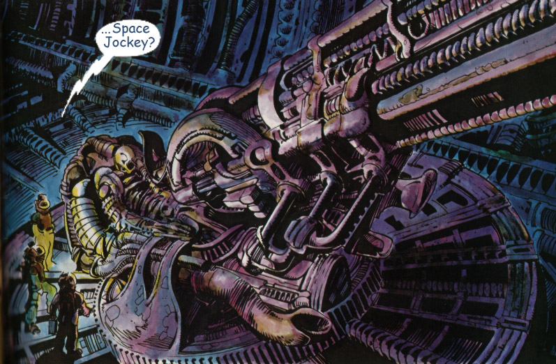 The Space Jockey from the original Heavy Metal Comic!