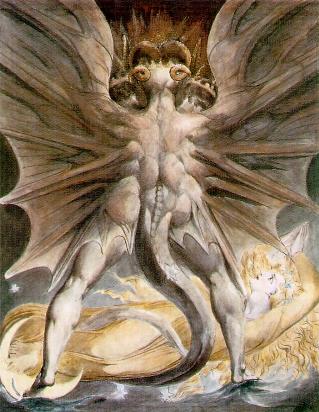 William Blake's The Great Red Dragon and the Woman Clothed in Sun influenced the Serial Killer...